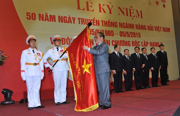 Tổ chức Lễ kỷ niệm 50 năm Ngày truyền thống ngành Hàng hải Việt Nam và đón nhận Huân chương Độc lập hạng Ba
